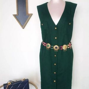 Vintage Hunter Green Vest Size 16